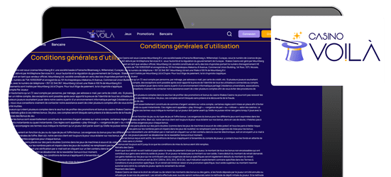 terms et conditions de voila casino